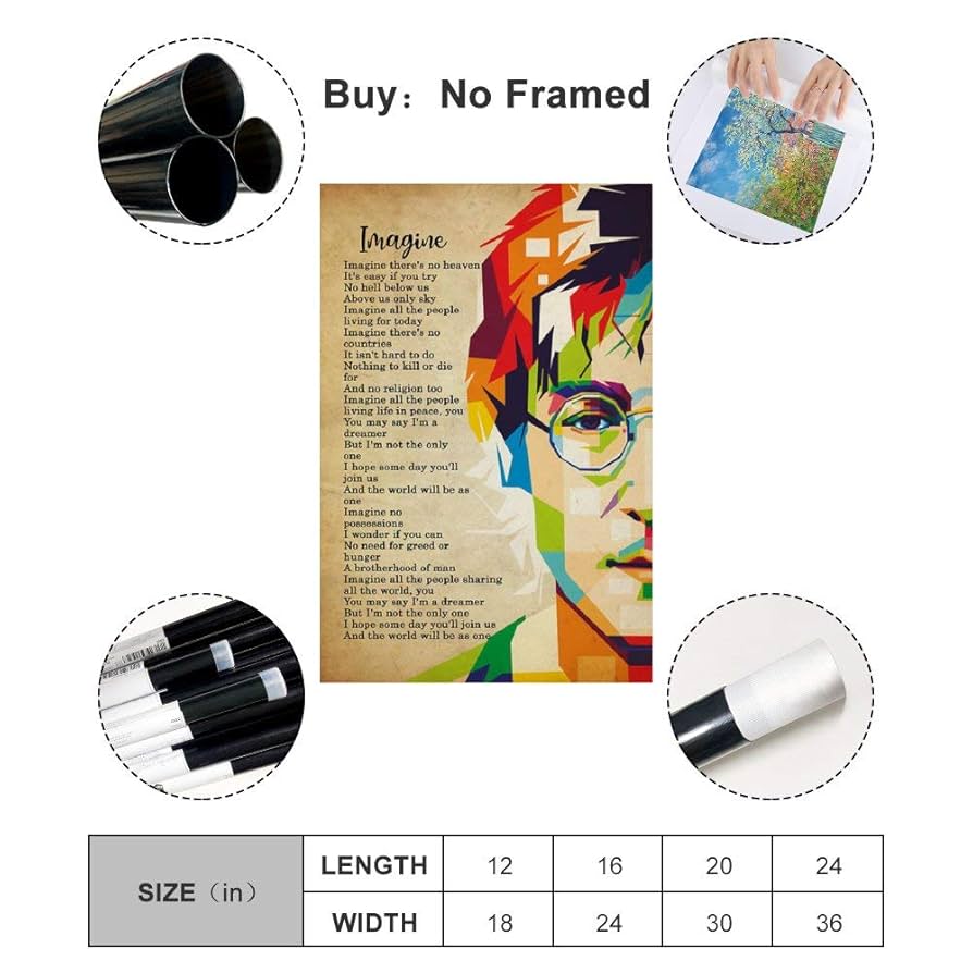 映画『ジョン・レノン / イマジン』USポスター ２種セットで。 映画『ジョン・レノン / イマジン』USポスター 2種セットで。 2